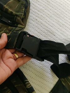 Camo Waist Bag with adjustable belt