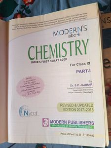 Chemistry Class XI Books Part 1&amp;2