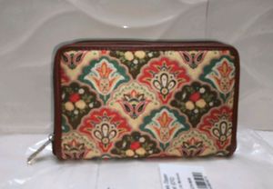 Zouk Zip Around Printed Wallet