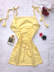 Corset Back Strappy Kurti 🌙