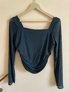 padded Long Sleeve Top