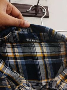 Checks Cropped Shirt
