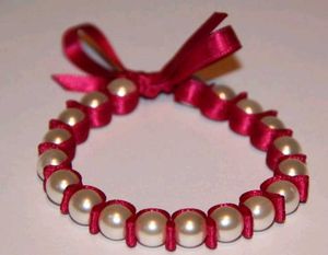 Pearl 🦪 & Ribbon 🎀 Bracelet 😍