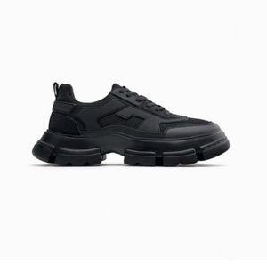 Zara Men Jet Black Sneakers