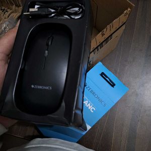 Zebronics Zeb-Blanc Wireless Mouse (Black, Recharg