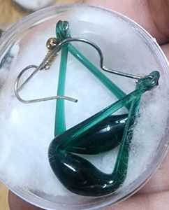 GLASS UNIQUE EARRINGS