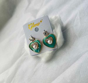 Star &amp; Pearl Drop Earrings
