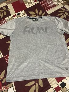 Gray RUN T-Shirt