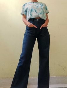 Blue Wide Leg Jeans ✨