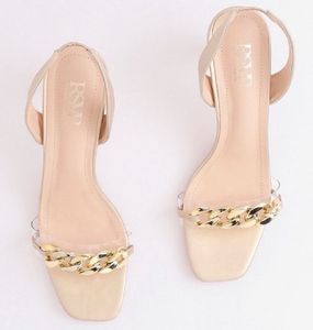 RSVP by Nykaa FashionGold Reign With Chain Stilett