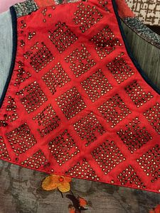 Red Anarkali Kurta