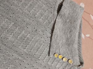 Grey Colour Ponchu