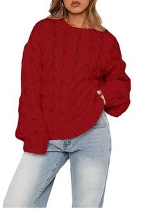 Red Knit Sweater