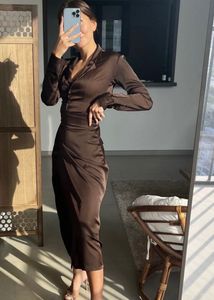 Pencil Wrap Dress Set