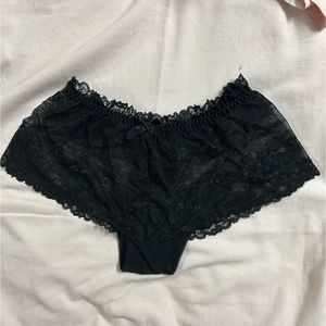 Black Lace Briefs