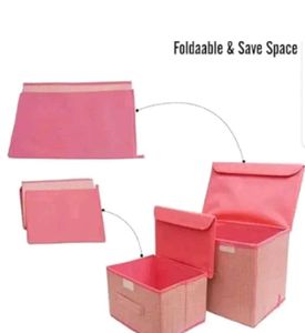 Pink Storage Bins with Lids - 1 Big Box