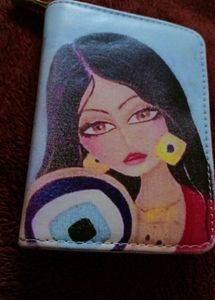 Wallet With A Girl Designed