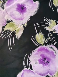 black print top With Free Gift