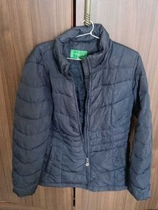 Crocodile Navy Blue Puffer Jacket