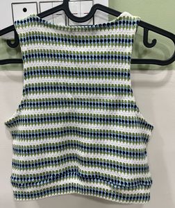 selling medium sized crochet zudio tank top.