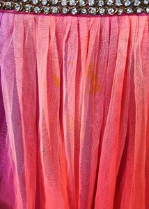 Multicolored Sleeveless Gown
