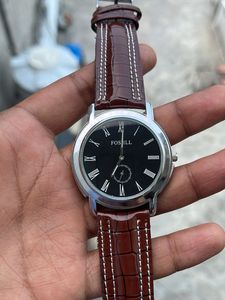 Fosill ( Generic Brand) Black Dial Subhand Watch