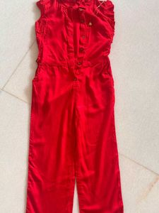 🍒CherryJumpSuit With Belt