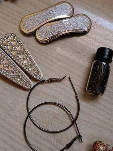 Earrings, Brotch,Hair Clips, Pendant,Eye Sparkl
