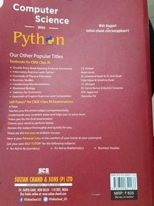 computer science with python class 11th