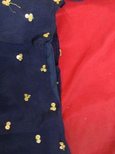 Dark Blue Sharara Kurta Set