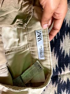 Zara New Beige Colour Jogger