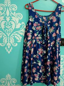Blue Floral Dress