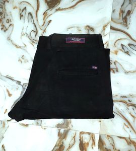Black Power Lycra Formal Pants