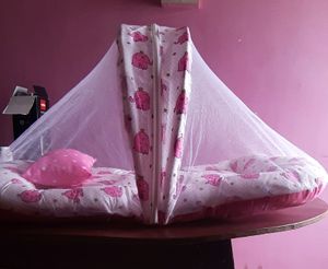 Kids Step New Born Baby Gift Pack Pink Mosquito Ne