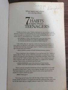7 Habits Highly Effective Teenagers