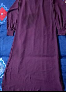 Elegant Purple Abaya Dress