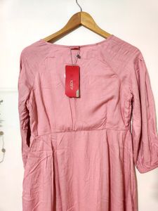 109°F Pyazi Pink Midi Dress
