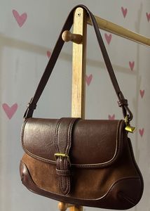 Brown Buckle Bag