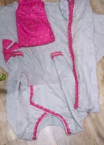 Design And  Stitched Kurti Pair With