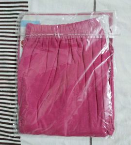 Hot Rani Pink Viscose Lycra Leggings