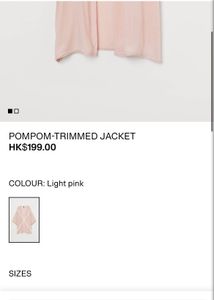 H&amp;M Pintresty Open Front  Lightweight Jacket