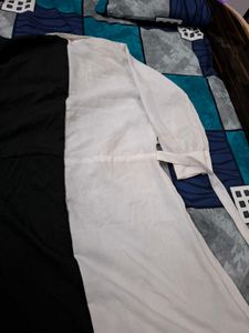 Two-Tone Shirt Dress