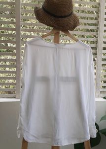ZARA white top
