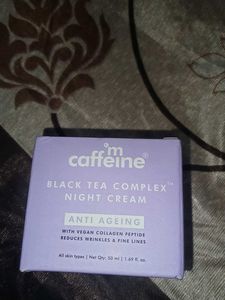 mCaffeine Black Tea Night Cream