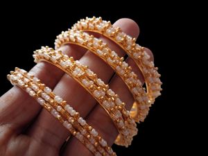 Pearl Bangle Set (  Size 2×8 )