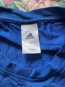 Adidas Blue Graphic T-Shirt