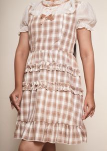Plaid Ruffle Dress
