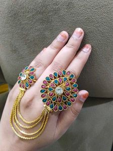Hand Harness with Floral Accents