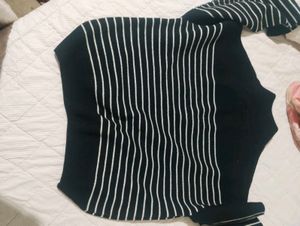 Striped Pullover Sweater for women