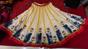 Floral Print Ethnic Skirt